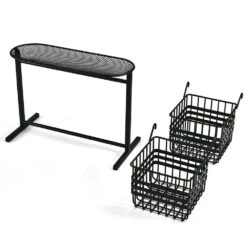 Wrapped Band 2 Tier Storage Basket -Home Tableware wrapped band 2 tier storage basket 5293508 5